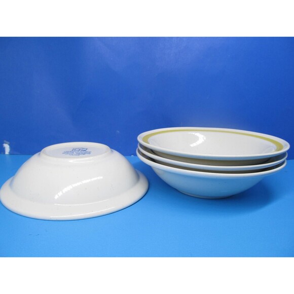 Chadds Ford Spring Meadow  Set Of 4 Vintage 7" Rimmed Cereal Bowls VGC No Issues - Picture 6 of 9